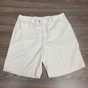 Donald Ross Solid Light Tan Golf Shorts 38